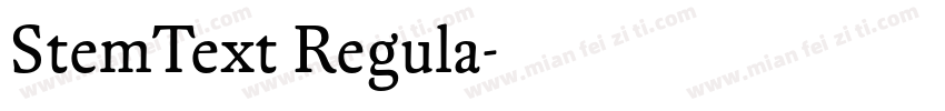StemText Regula字体转换